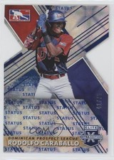 2019 Panini Elite Extra Edition Status Blue Die-Cut 41/75 Rodolfo Caraballo 1j6