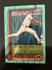 2025 Topps Chrome - Tyler Fitzgerald #30 Aqua Raywave Refractor /199