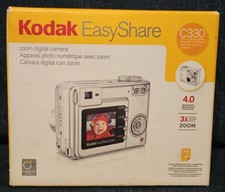 Kodak EASYSHARE C330 Digital Camera 4MP 3x Zoom Silver For Parts Read