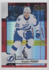 2017-18 O-Pee-Chee Platinum Red Prism 53/199 Brayden Point #81 4vy
