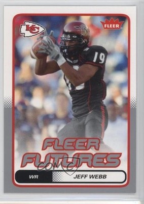 2006 Fleer Fleer Futures Silver Jeff Webb #147 Rookie RC 2u3