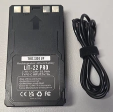 Open Rechargeable LIT-22 Battery For Hunting Trail Camera Flex-M Flex G-36 USED