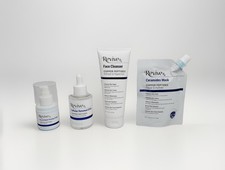 ReViveRx Copper Peptides Ceramides Skin Care Set Cleanser Serum Mask Firming