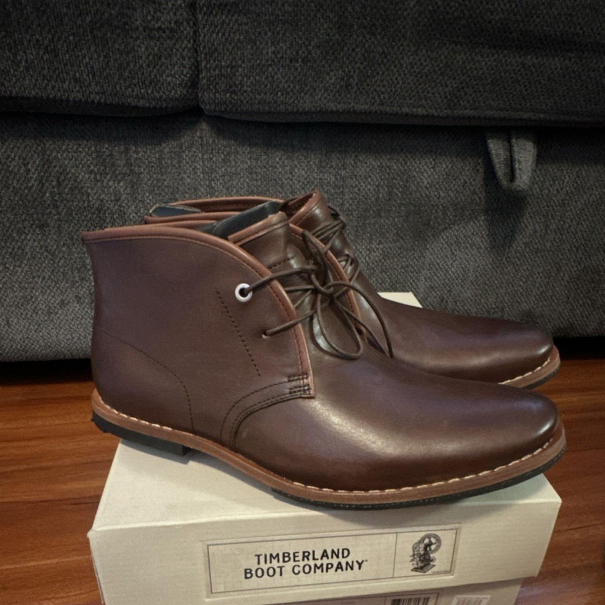 Timberland Boot Co Wodehouse Chukka Boots Brown Leather Men’s 9 Timberland Boot Company 75509 Wodehouse Chukka Boots Brown  main image 4