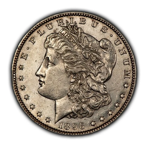 1896 $1 Morgan Silver Dollar - Strong Proof-Like Fields - VIDEO - SKU-D5454