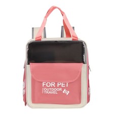 Pet Portable Travel Backpack Carrier for Small Cat Pet Dog Pink