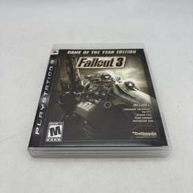 Fallout 3 Game of the Year Edition PS3 PlayStation 3 Complete CIB w/ Slip Cover
