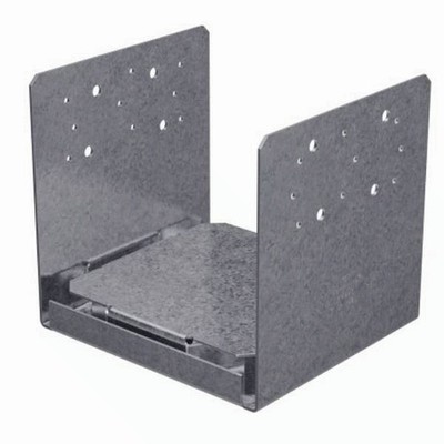 Simpson Strong-Tie ABU88RZ Adjustable Retrofit Post Base Galvanized Steel Z-Max 