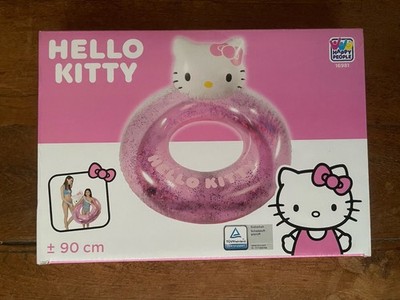 Großer Glitzer Hello Kitty Schwimmreifen, Durchmesser ca 90 cm