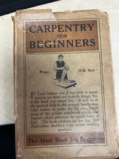 Carpentry for Beginners Book Vintage Woodworking Guide - #3227