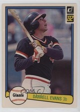 1982 Donruss Darrell Evans #398 h6c