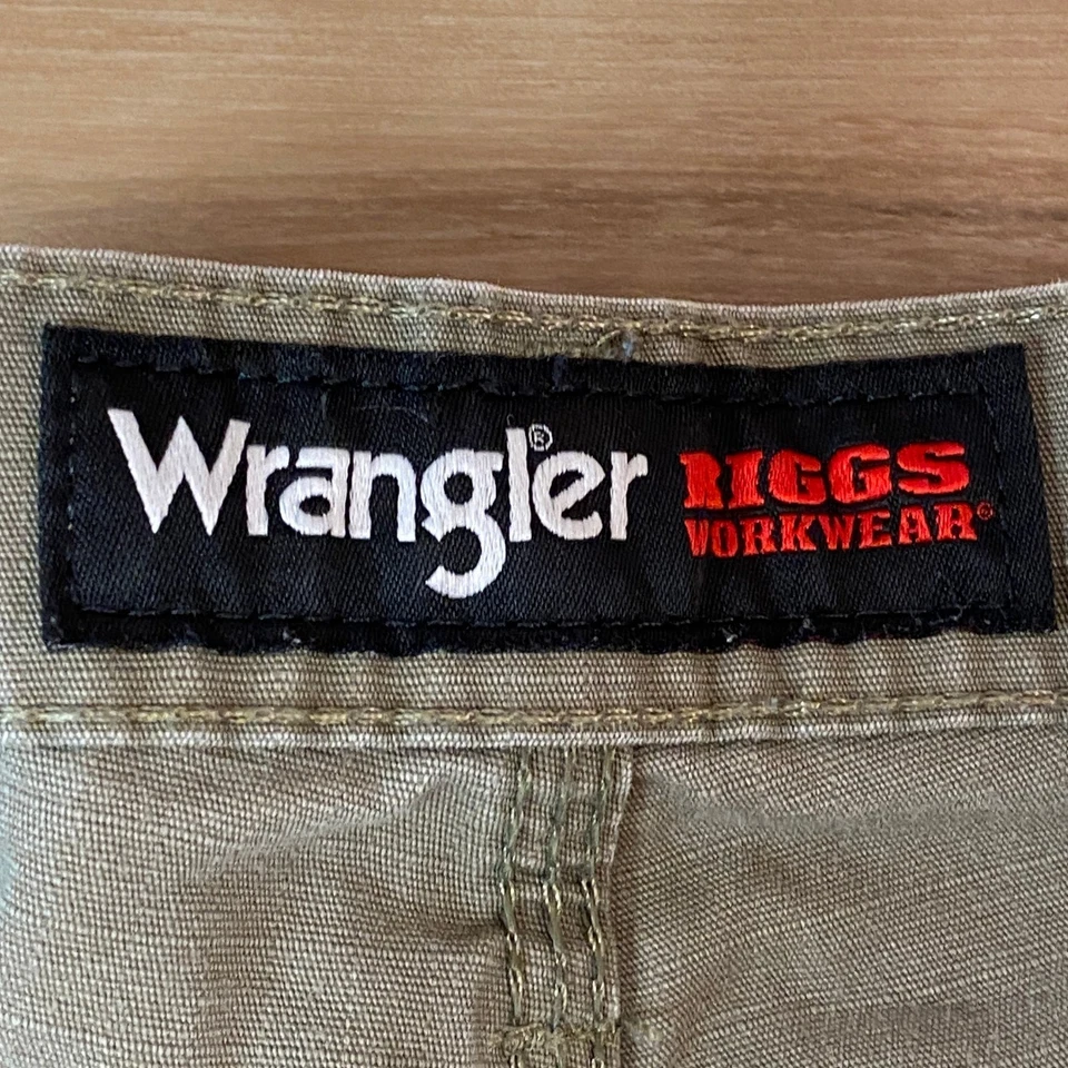 Pantalones cargo Wrangler RIGGS Workwear para hombre beige 44x30 mezcla de algodón trabajo Foto 3 de 4