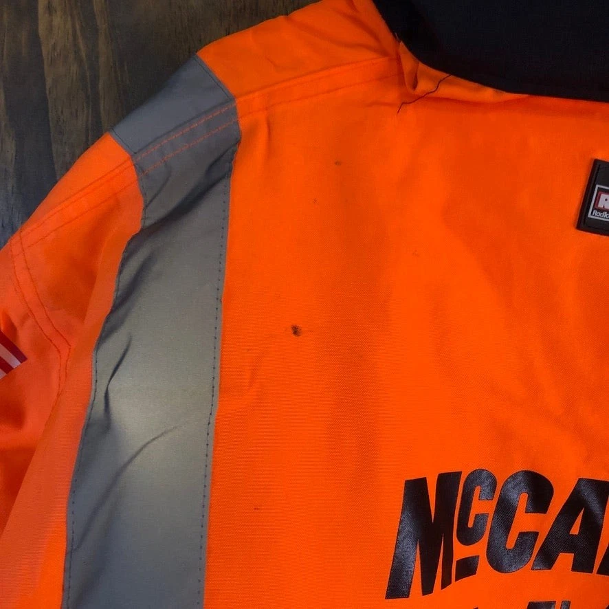 Radians Mens Jacket Orange Weather Proof Construction Workwear Bomber XL - product detail image 15