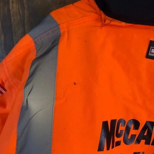 Radians Mens Jacket Orange Weather Proof Construction Workwear Bomber XL image 15