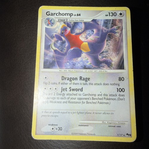 Garchomp - 1/17 POP Series 9 Rare Pokemon - 15+ YEARS OLD!