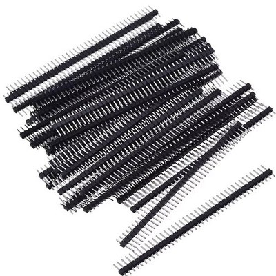 5x / 10x / 20x 40 Pin Male Header Stiftleiste Schwarz 2,54mm Arduino Raspberry P