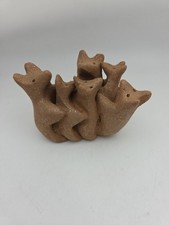 Unmarked 1980S Taos Pueblo 6 Bear Family Mica...