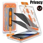 Privacy Screen Protector For iPhone 13 14 15 16e 17 Pro Max Air Edge Full Cover