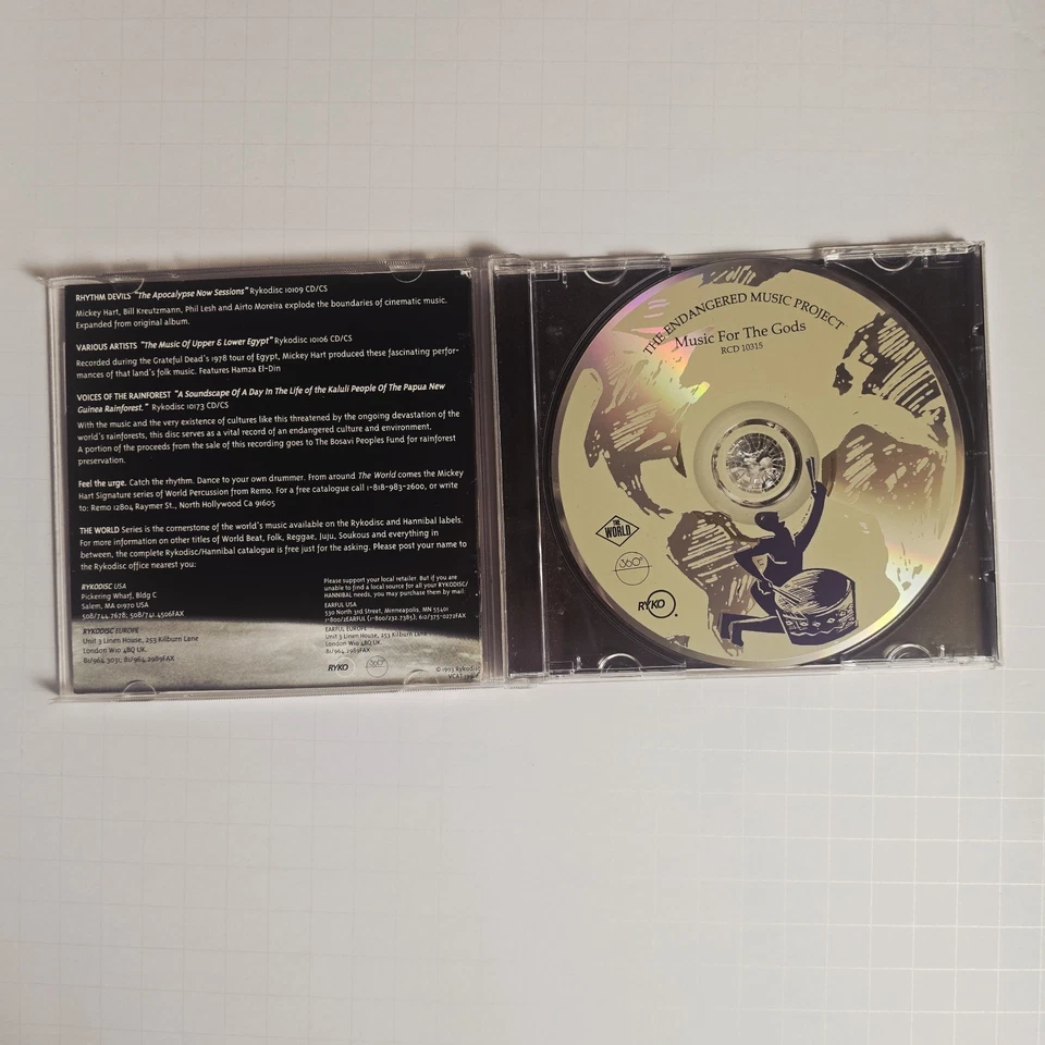 Music for the Gods / Various [CD] Indonesian Library of Congress Mickey Hart  - Image 2 of 3