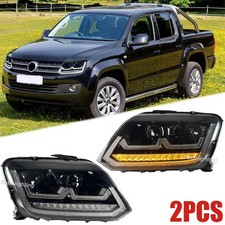 Pair Led Headlights Headlamp Drl Turn Signal For Volkswagen Vw Amarok 2010-2022