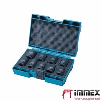 Makita SteckschlüSsel-Satz Schlagschrauber 9Tlg. D-41517 Set NüSse Nussaufsatz