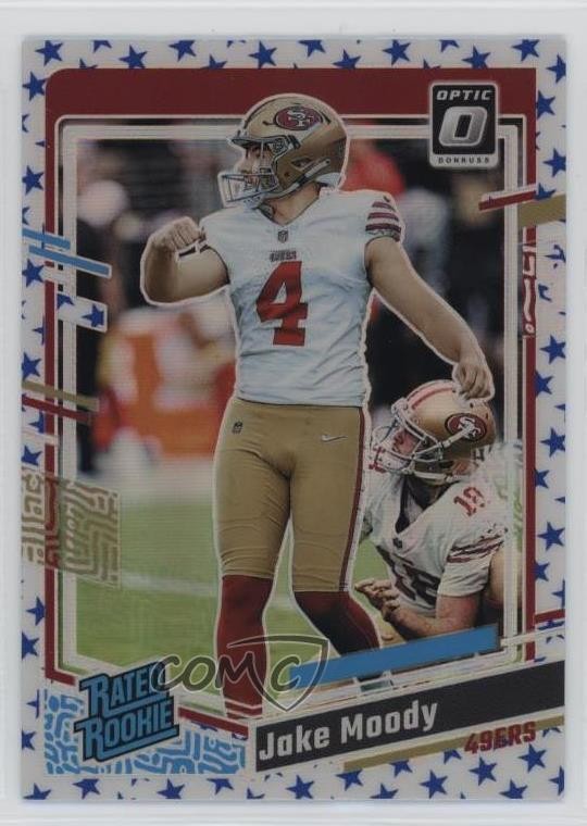 2023 Panini Donruss Optic Rated Stars Prizm Jake Moody #289 Rookie RC 07sf