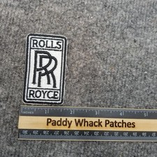 Vintage Rolls Royce Patch Car Auto 80s Automobile L4a