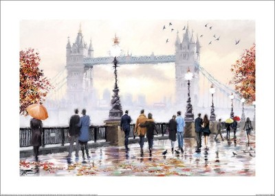 Richard Macneil - Nebel an der Themse - Fine Art Print - in 4 Größen erhältlich