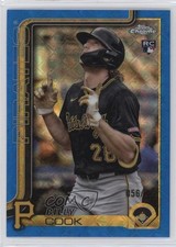 2025 Topps Chrome Logofractor Edition Blue Refractor 56/150 Billy Cook #273 13ql