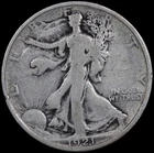 1921 P Walking Liberty Silver Half Dollar 50C - VG/F Fine Coin - SKU#674