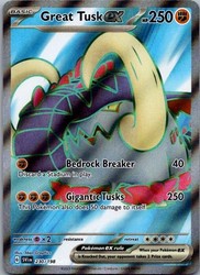 Great Tusk ex 230/198 Scarlet & Violet Base Set