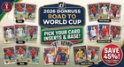 2025-26 Donruss -Road to  World Cup- Optic, Inserts, Parallels-  Save up to 45%