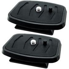 IOUALEY 2 Pack 43mm Tripod Quick Release Plate Camera Mounting 43mm, Black