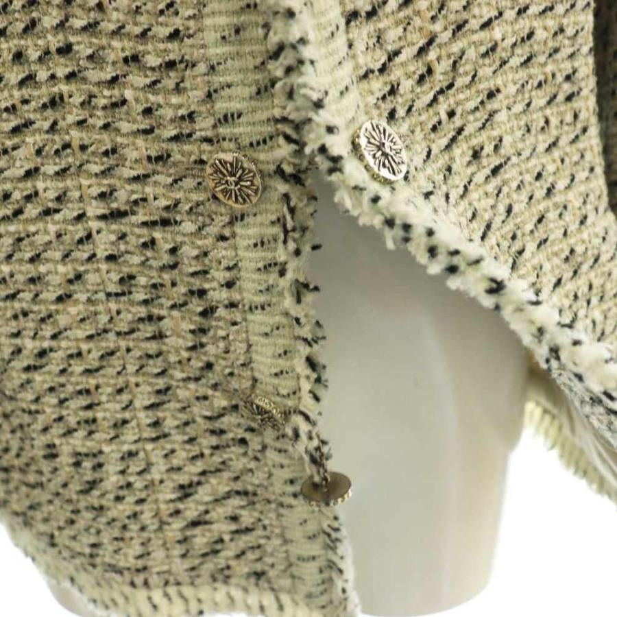 Chanel Coco Mark Button Tweed Jacket Outerwear Si… - image 5