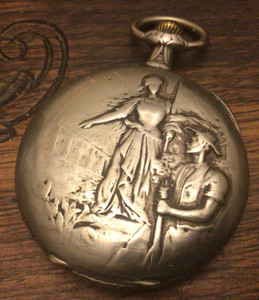 Montre De Poche Havila & Co En Argent 900 - Suisse, Années 1910 - Style Art Déco - Occasion