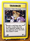 POKEMON IMPOSTER OAKS REVENGE 76/82 1ST EDITION TRAINER TEAM ROCKET MP-LP GENGAR
