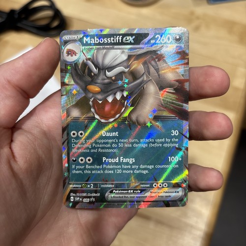 Mabosstiff ex SVP086 Black Star Promo Holo Scarlet & Violet Pokemon TCG NM