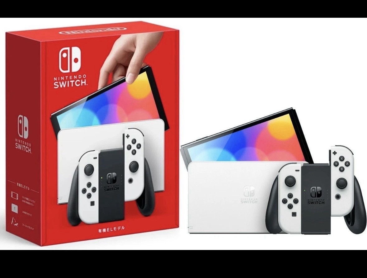 Nintendo Switch OLED Model 64GB black Console In Box With All