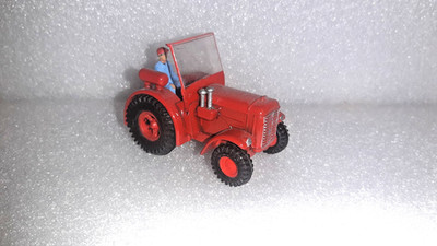 SIKU Plastik  V 165  Hanomag Baustellenschlepper   rot  Umbau code 3