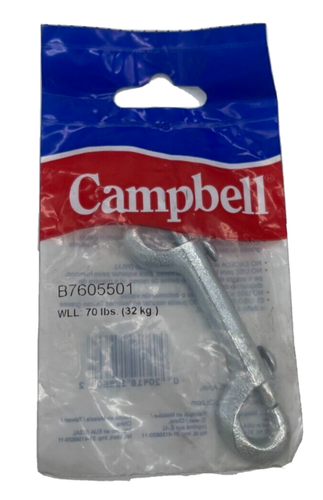 B7605501 Campbell Doppelschraube Snap 3/8 #161 ZINKFINISH WLL 70 PFUND - Bild 1 von 4