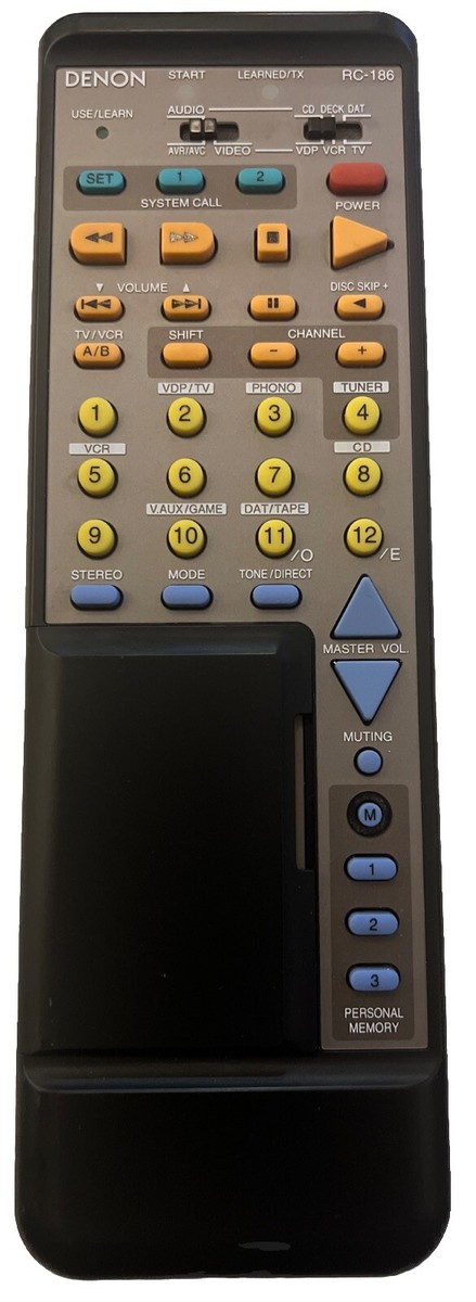 Denon RC-186 Telecomando Originale Usato Per Ricevitori AVR-1500, AVC-2800, AVR-2500