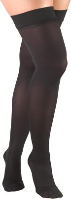 TruForm Opaque TB 15-20 Compression REG Closed Toe Thigh High Size & Color S/M/L
