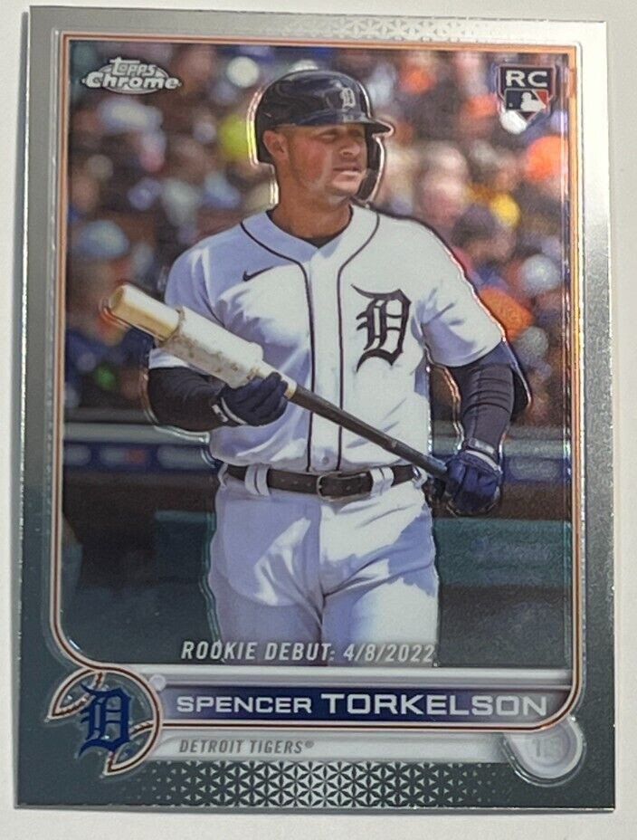 2022 Topps Chrome Update Baseball #USC157 Spencer Torkelson RC Rookie Debut