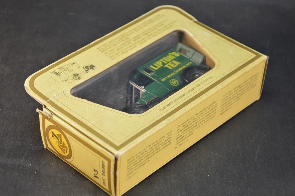 MATCHBOX MODELS OF YESTERYEAR 1927 TALBOT Y-5 SCALA 1/47 LIPTON'S TEA DIE CAST - Immagine 4 di 4