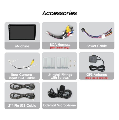 Android 13.0 Carplay Bluetooth 2+32GB Autoradio Radio Head Unit GPS Navi Player - Bild 16 von 16