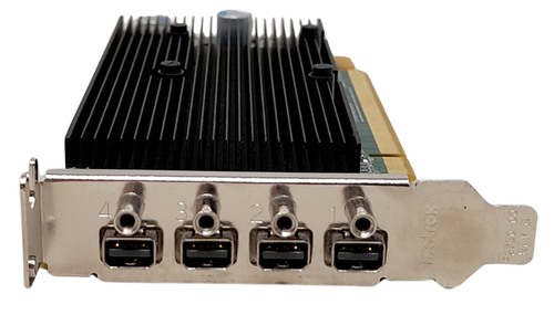 Matrox F7371-0201 M9138 M9148 1GB GDDR2 PCIe Mini Display Graphics Card - Picture 2 of 3