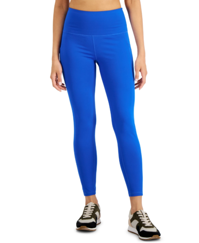 Ideology Womens blue High-Waist Side-Pocket 7/8 Length Leggings Size XS MSRP $40