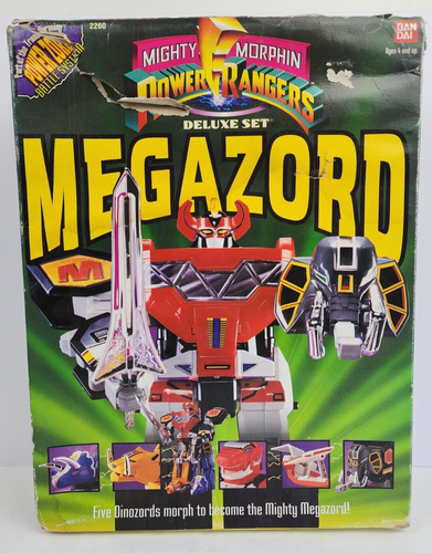 Mighty Morphin Power Rangers Deluxe Set Megazord Bandai 1993 - Bild 11 von 19