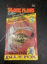 Blue Fox Black Flash Rattlin Spinner Bait 1/2...