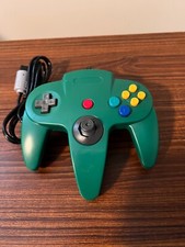 Wired Gamepad Controller Joystick For Nintendo 64 N64 - Green